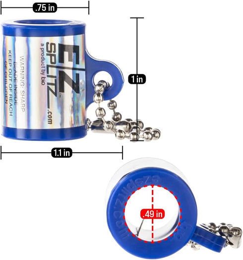 EZ SPLITZ Cigarillo Splitters - Small, Portable with Keychain, Makes a Precise Clean Cut...