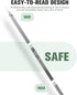 SCITOO 40.04" x 2.24" x 0.51" Oil Dipstick Engine Dipstick Fits 2003-2008 Dodge Ram 1500 2003-2008 Dodge Ram 2500 2003-2008 Dodge Ram 3500...