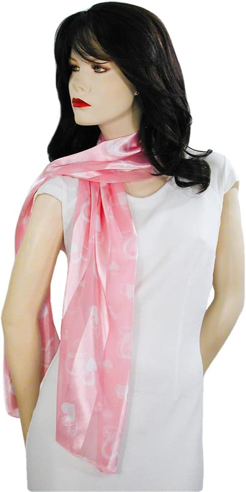 Heart Scarves Valentine’s Day Mother’s Day Abstract Heart...