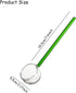 Clear Glass Stirring Spoons Transparent Crystal Teaspoons Milk Cocktail Cold Drinks Mixing Spoon Swizzle Stick Stirrers Salt Sugar Spice Appetizer...