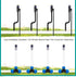 10 Pcs Garden Irrigation Misting Nozzles 1/2" Adjustable Garden Lawn Watering 360° Misting Sprinkler Heads Micro Irrigation Sprayer for Garden Irr...