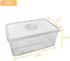 Cheese Container Airtight with Time Recording - Cheese Storage Container for Fridge Cream Cheese Sliced Cheese Cheddar Container Cheese Box with L...