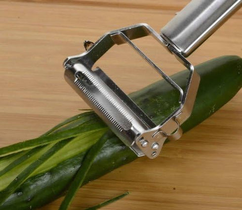 Vegetable Spaghetti Spiralizer Slicer Easy Spiral Zucchini Noodle Carrot,Perfect Kitchen Tools Carrot Grater With Cleaning Brush (Julienne peeler ...
