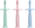 PandaEar 3 Pack Silicone Baby Toothbrush Teethers - Teething Toys Training Oral Care for Infants 0-12 Months+...