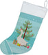 Caroline's Treasures BB9259CS Embden Goose Christmas Christmas Stocking, Teal Fireplace Hanging Stockings Christmas Season Party Decor Family Holi...