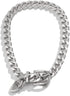 FUTIMELY Cuban Link Chain Choker Necklace for Women Men Trendy Chunky Punk Belt Buckle Shaped Pendant Necklace Vintage Statement Thick Chain Neckl...