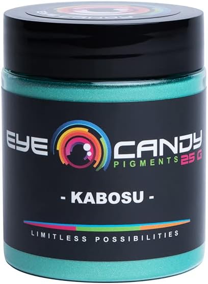 Eye Candy Pigments Premium Green Mica Powder - Kabosu (25gr) - for Epoxy, Resin, Soap, Paint, Woodworking, Acrylic Pouring, Bath Bombs, Fishing Lu...