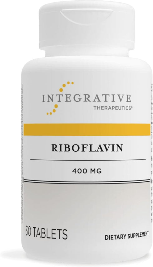 Integrative Therapeutics Riboflavin - Cellular Energy and Red Blood Cell Production Support* - Vitamin B2 Supplement - High Potency - 30 400 mg Ta...