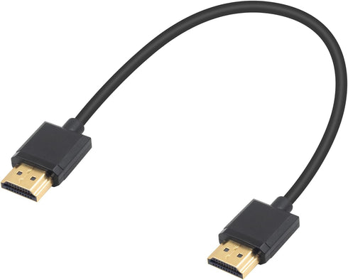 Duttek Ultra Thin HDMI Cable 1Feet, 4K Short HDMI Cable Male to Male for 3D and 4K Ultra HD TV Stick HDMI 2.0 Cord Extension Converter...