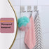 Razor Holder Shaver Hook Hanger Stand(2 Pack)Self Adhesive Stainless Steel Heavy Duty Utility Storage Hook,Shower Hook for Razor,Bathroom Kitchen ...