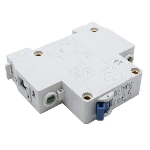 6 Amp Single-Pole Circuit Breaker Switch, Din Rail Mounted Home Use Circuit Breaker for Household Appliance Circuit Security Protection (DZ47-63 C...