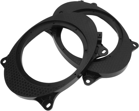 1/2 Car Speaker Adapter,6X9 Car Speakers,Ring Speaker Adapter Spacer,2pcs 6.5inch Black Speaker Adapter Bracket Ring,Speaker Adapter Spacers Brack...