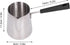 600ml Turkish Coffee Pot,Stainless Steel Milk Pot,Glossy Surface Saucepan Chocolate Melting Pot,High Temperature Resistant Butter Warmer Pot with ...