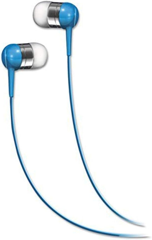 Maxell 190282 Stereo Earbud (No Mic) - Blue...