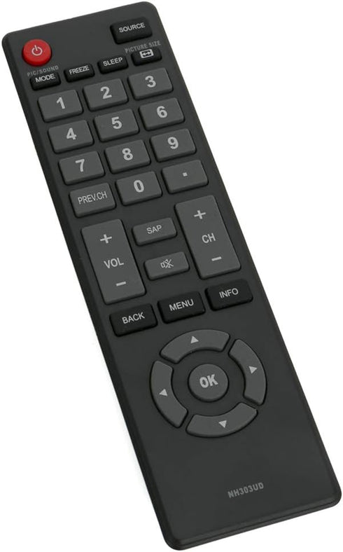 New NH303UD sub NH305UD Remote fit for Emerson TV LE290EM4F LE391EM4 LF280EM5 LF280EM5F LF320EM4F LF320EM5F LF391EM4 LF391EM4A LF391EM4F LF401EM5 ...