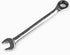 Egofine 10mm Ratcheting Combination Wrench Metric, Industrial Grade Gear Spanner with 12-Point Design, 72-Tooth Ratchet, Chrome Vanadium Steel...