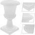 DOITOOL Flowerpot Urn Shaped Flower Pot Flower Vase Footed Plant Pot Vases for Flowers Floral Art Vase Creative Flower Pots Pedestal Glass Vase Wh...
