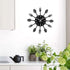 Timelike Kitchen Wall Clock, 3D Removable Modern Creative Cutlery Kitchen Spoon Fork Wall Clock Mirror Wall Decal Wall Sticker Room Home Decoratio...