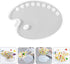 Healifty 1pc Silicone Artist Paint Palette Mold Color Palette Shaped Pattern Paint Tray Resin Mold DIY Handmade Drawing Palette Mold Making Mold f...