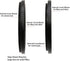 95 to 86mm Metal Step Rings/ 95mm to 86mm Step Down Ring Filter Ring Adapter for 95mm Camera Lens & 86mm UV CPL ND Filters Hoods Caps LingoFoto FS...