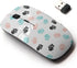 2.4G Wireless Mouse with Cute Pattern Design for All Laptops and Desktops with Nano Receiver - Doodle Dog paw...