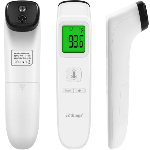 Forehead Thermometer Medical Non Touch Infrared with Fever Alarm...