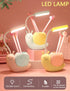Cute Kids Lamp with Pen Holder,LED Desk Lamp for Child,Snail Shape USB Charging Student Learning Eye Protection Lamp with 360° Bendable Adjustable...