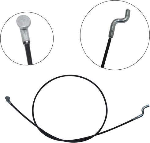 946-04396A, MTD, 2nd Stage Snow Blower selector Speed Cable Replacement 746-04396 746-04396A (2 Pieces)...