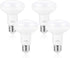 BR25/R25 Led Can light bulbs, 9W Dimmable Flood Lights (75W Equivalent), E26 Medium Base Bulb 3000K Soft White for Indoor Outdoor Lighting, Pack o...
