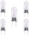 Swess 5 Pack WB08X10057 Microwave Oven Light Bulb Comaptible with GE General Electric, 130 Volts 50 Watt Halogen Lamp Replaces 1472417, AP4369133,...