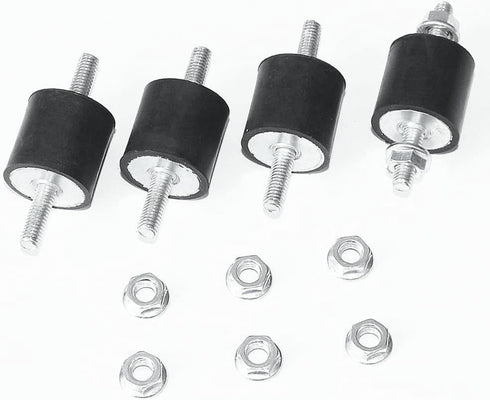 4pcs 29 x 20mm Rubber Mounts Rubber Vibration Isolator Mounts Shock Absorber with M8 x 20mm Studs Vibration Isolators...