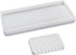 Bloss Counter Tray Set for Bathroom/Kitchen - 11.8" Silicone Tray for Kitchen Countertop, Soap and Sponge Holder, Bathroom Vanity Traty for Perfum...