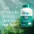 OVEGA-3 Plant-Based Omega-3 from Algal Oil Daily Supplement, 500mg, Supports Brain, Eye & Heart Health, Two Mini softgels per Day, 60 Count...