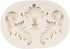 Baroque Fondant Molds Scroll Border Lace Silicone Molds Relief Flower Mold for Cake Decoration Cupcake Topper Chocolate Candy Polymer Clay Gum Pas...