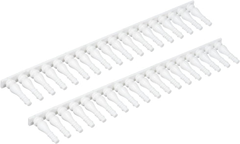 MECCANIXITY 2pcs 7.87 Inch Miniature Garden Fence, Mini Ornament Wood Picket Fence Decorative for Dollhouse Home DIY, 0.31" White...