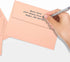 LUXPaper A7 Invitation Envelopes | Peel & Press | 5 1/4" x 7 1/4" | Blush Pink | 80lb. Text | 50 Qty...