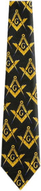 BUYYOURTIES MASON2-1 - Mens Mason Tie Black Gold...