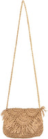 Women Straw Crossbody Purse Straw Clutch Bag Summer Beach Shoulder Handbag Woven Handmade Purse...