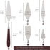 Artist Painting Knives Set - 5 Pieces Painting Knives Stainless Steel Spatula Palette Knife Oil Painting Accessories Color Mixing Set for Oil, Can...