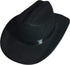 Rhode Island Novelty Black Cowboy Felt Hat Youth Size, One Per Order...