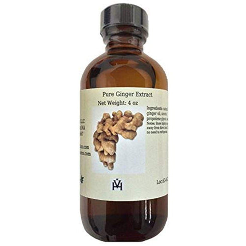 OliveNation Ginger Extract for Sweet or Savory Baking & Cooking, Perfect for Gingerbread, Spice Cake, Cookies, Non-GMO, Kosher, Vegan - 4 oz...