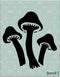 Stencil1 Mushroom Stencil, Flower Mushrooms, Garden Stencils 8.5 x 11 inches for Painting, Wall Art, DIY at Home and Used for Decor, On Fabric, Gl...