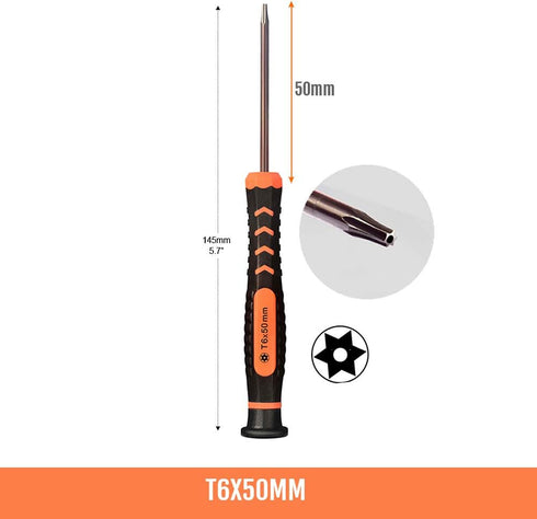T6 Torx Security Screwdriver, TECKMAN Torx T6H Screwdriver for Apple Mac Mini, Oakley Juliet Sunglasses,Xbox Controller Mainboard,Pocket Knife and...