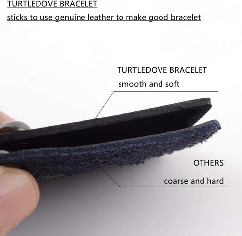 TURTLEDOVE Spike Rivets Cuff Bangle - Goth Black Leather Bracelet with Metal Studded - 80s Punk Rock Accessories for Men Women (3 PCS Spike Bracel...