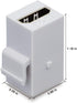 HDMI Keystone Jack 4K, 20 Pack HDMI Keystone Insert Female to Female Coupler Video Adapter (White)...