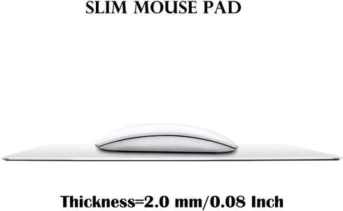 ProElife Premium Aluminum Metal Mouse Pad Mice Mat 8.66 inch (Round, Champagne Gold)...