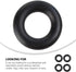 VILLCASE 30Pcs Sewing Machine Rubber Ring, Bobbin Winder Tires O Rubber Washers Replacements Sewing Rings Parts Rubber Gaskets Rings Universal Sew...