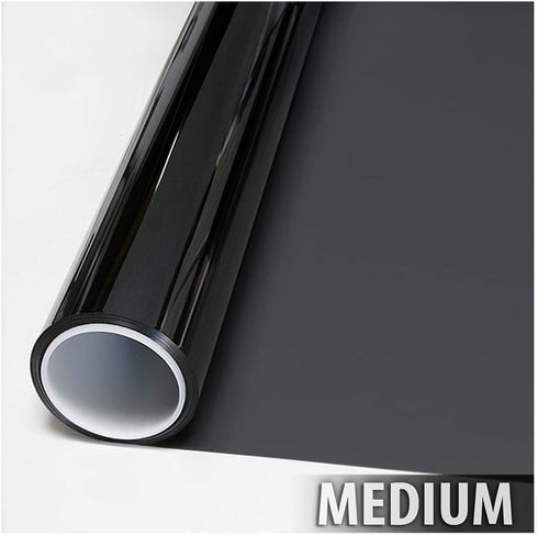 BDF NA35 Window Film Sun Control and Heat Rejection Natural Black 35 (Medium) - 36in X 12ft...
