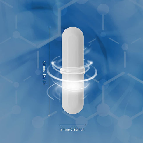 20 Pcs 30mm(1.18 inch) PTFE Magnetic Stirrer Mixer Stir Bar,White Color,Laboratory Bar,Stir Plate Bar,Stir Bars…...