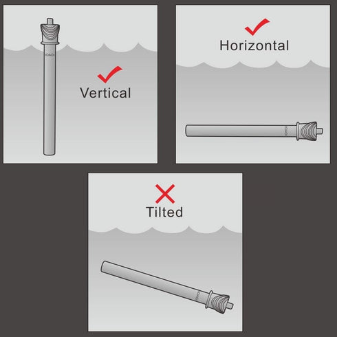 Aquarium Heater for Fish Tank 50W for up to 20 Gallons Tanks Shatterproof for both Marine and Fresh Water Engineering Plastic Tube outside and Sta...
